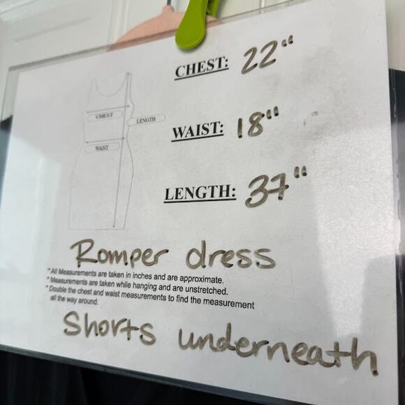 LOFT Romper Dress Womens 14 Black Solid Tie Waist Flutter Sleeve V Neck Shorts - Picture 7 of 8